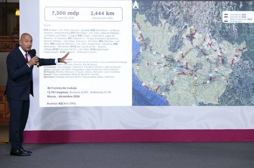 Anuncian inversión de $70 mil millones este año para carreteras del país     