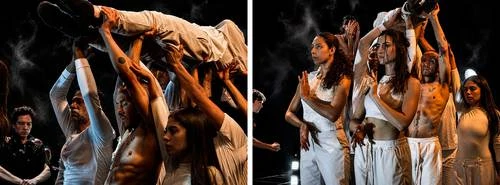 Bailarines recrean torneo de ajedrez   