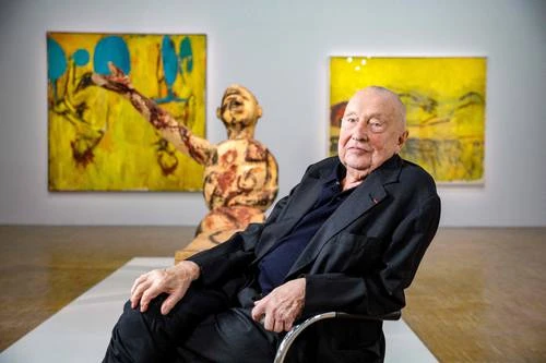 Falleció el artista alemán Georg Baselitz, para quien sus pinturas eran “batallas”   