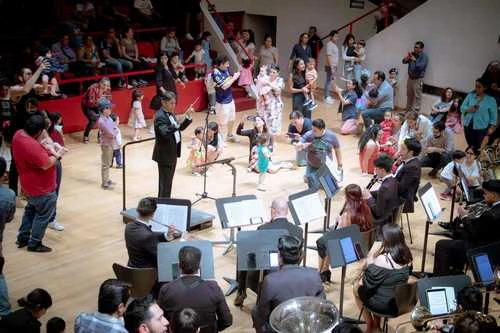 El Ensamble de Alientos creó en el Cenart un espacio musical especial para bebés   