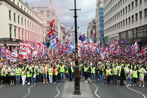 Marchas pro Palestina y de ultraderecha toman Londres   