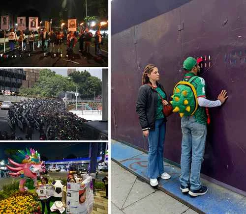 La CDMX, entre  la fiesta y la protesta    