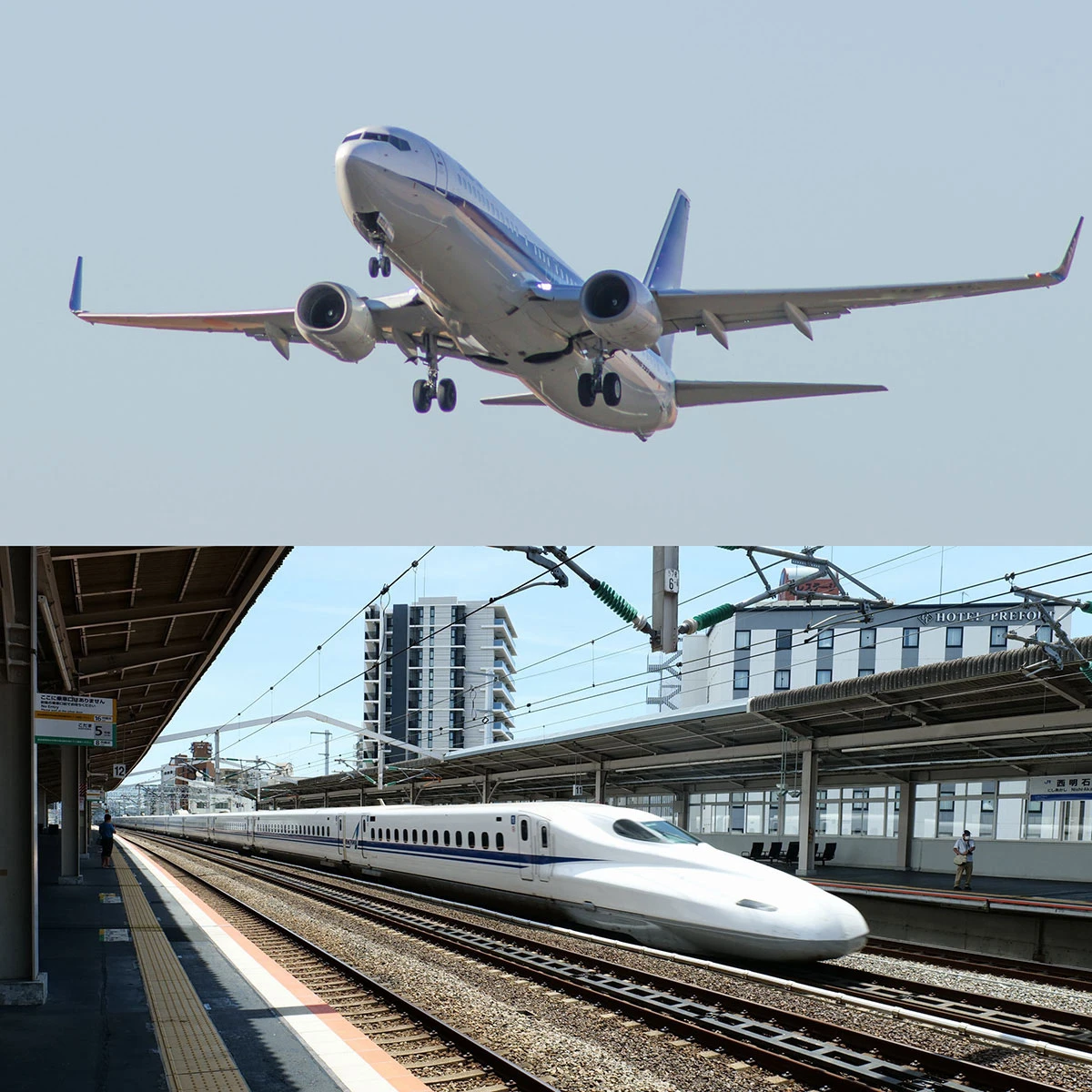 東京発の所要時間、新幹線と飛行機どっちが早く着く？所要時間を探ってみた