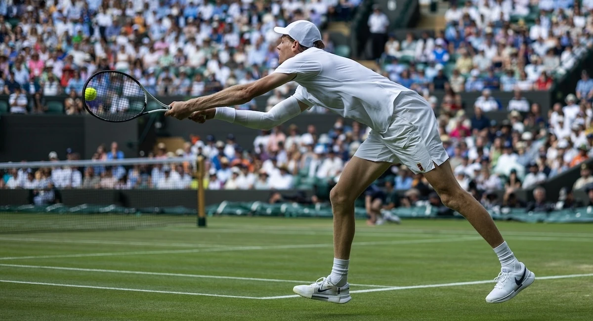 1 minuto faJannik Sinner è in finale a Wimbledon per la prima voltaHa battuto in tre set Novak Djokovic, e domenica giocherà contro Carlos Alcaraz