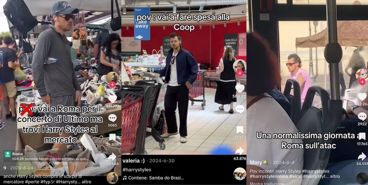 4 minuti faL’“anno sabbatico” di Harry Styles, a RomaDa quando è finito il suo ultimo tour, il cantante britannico ha passato molto tempo in città, e i suoi avvistamenti sono diventati un genere sui social