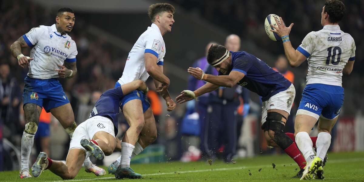 L’Italia ha perso 73-24 contro la Francia nel Sei Nazioni di rugby