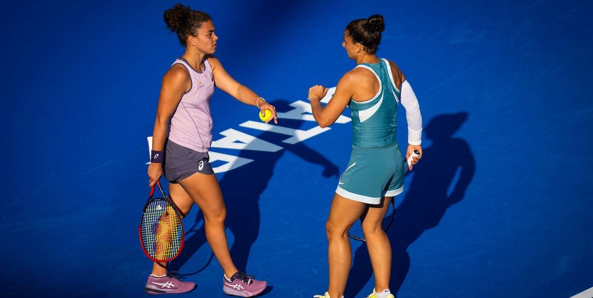 Le tenniste italiane Sara Errani e Jasmine Paolini hanno vinto la finale di doppio al torneo WTA 1000 di Doha