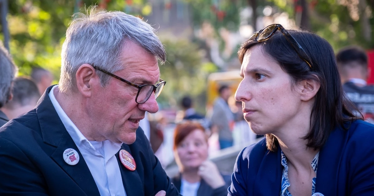 Per Elly Schlein e Maurizio Landini sarà difficile difendere i risultati dei referendumIl quorum non è stato neanche lontanamente raggiunto, e gli altri risultati rivendicati dal PD si basano su spiegazioni deboli e contorte