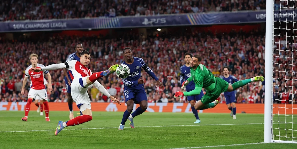 Il contestato sponsor delle ultime due semifinaliste della Champions LeagueParis Saint-Germain e Arsenal, che giocano stasera, hanno entrambe sulla maglia la scritta 