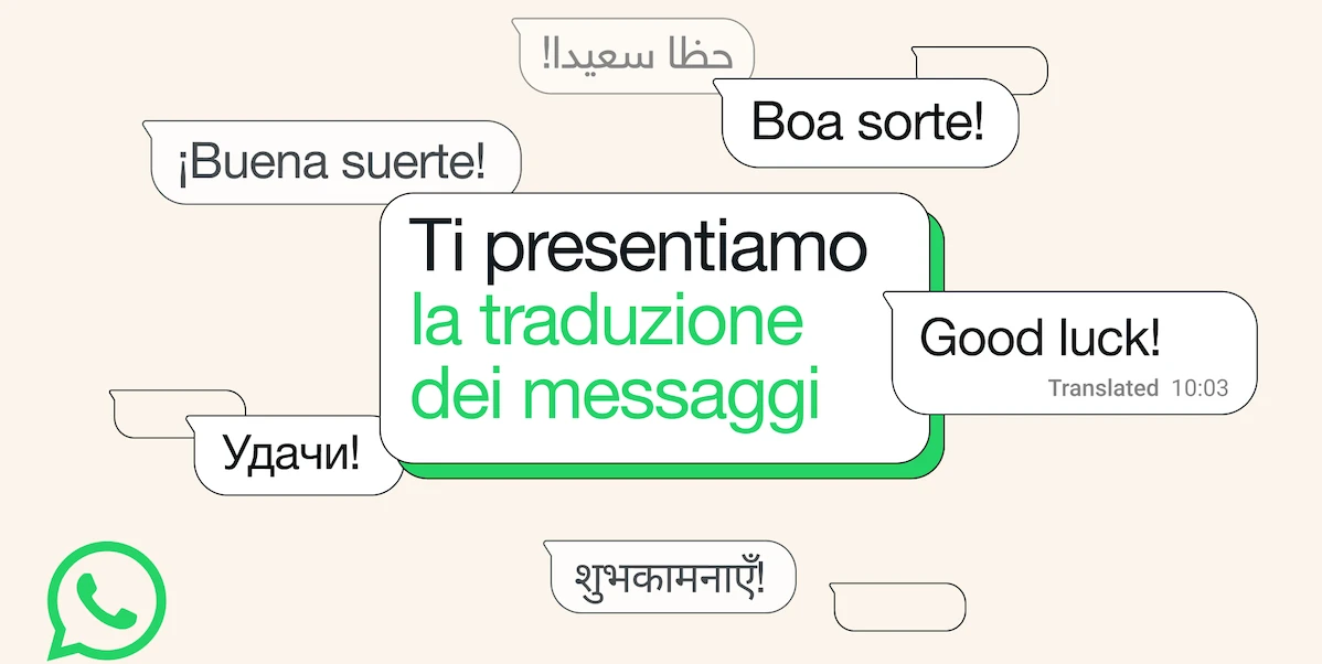 2 minuti faWhatapp ha introdotto la traduzione dei messaggi