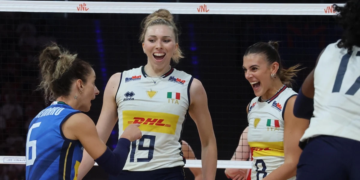 2 minuti faLa Nazionale femminile di pallavolo ha battuto la Germania agli ottavi di finale ai Mondiali, e si è qualificata ai quarti