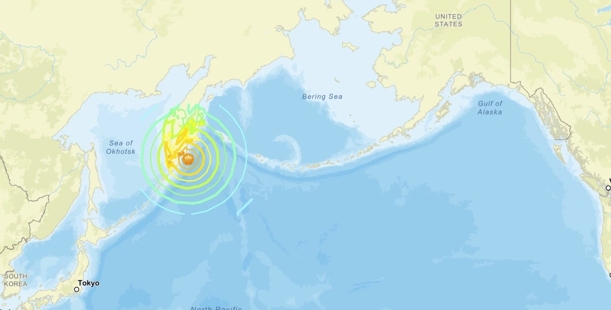 1 minuto faC’è stato un terremoto molto forte al largo della Russia orientaleDi magnitudo 8.8: è stata diffusa un'allerta tsunami anche per Giappone, Hawaii e Alaska