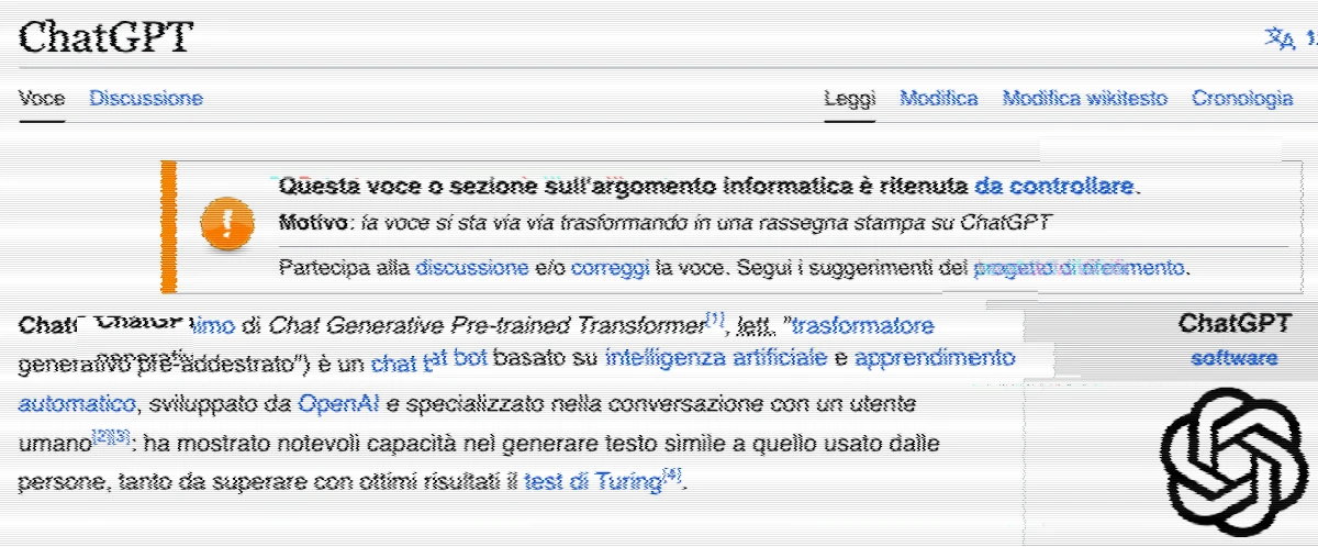 1 minuto faLa diffusione dei chatbot di AI è un problema per WikipediaNon tanto per il calo di traffico in sé, ma perché a meno persone che consultano l'enciclopedia corrispondono meno volontari che la fanno