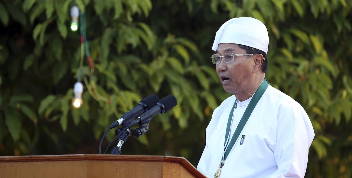 pochi secondi faÈ morto Myint Swe, che era stato presidente ad interim del Myanmar dopo il colpo di stato militare