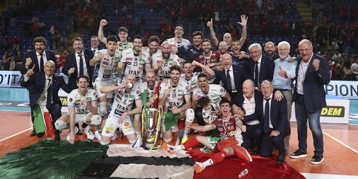 Il Trentino Volley ha vinto lo Scudetto maschile di pallavolo