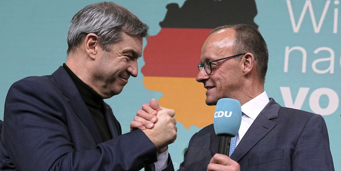 I risultati delle elezioni in GermaniaHa vinto la CDU, di centrodestra, e Friedrich Merz diventerà quasi sicuramente il prossimo cancelliere: resta però da vedere con chi si alleerà