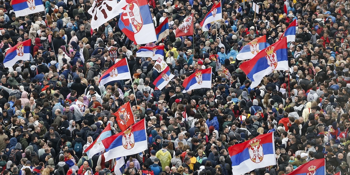 Due elezioni piccole ma grandi in SerbiaLe prime dopo mesi di grandi proteste antigovernative, e potrebbero far capire qualcosa sulle difficoltà del presidente Aleksandar Vučic