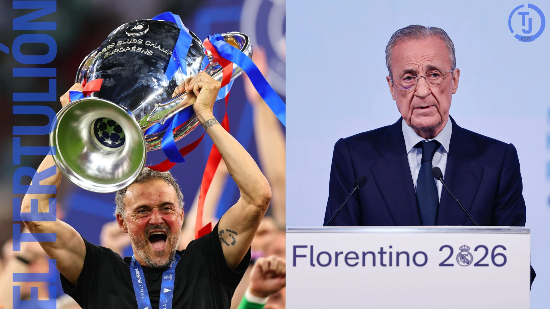 Luis Enrique domina en Europa y las dudas con Florentino, en El Tertulión 