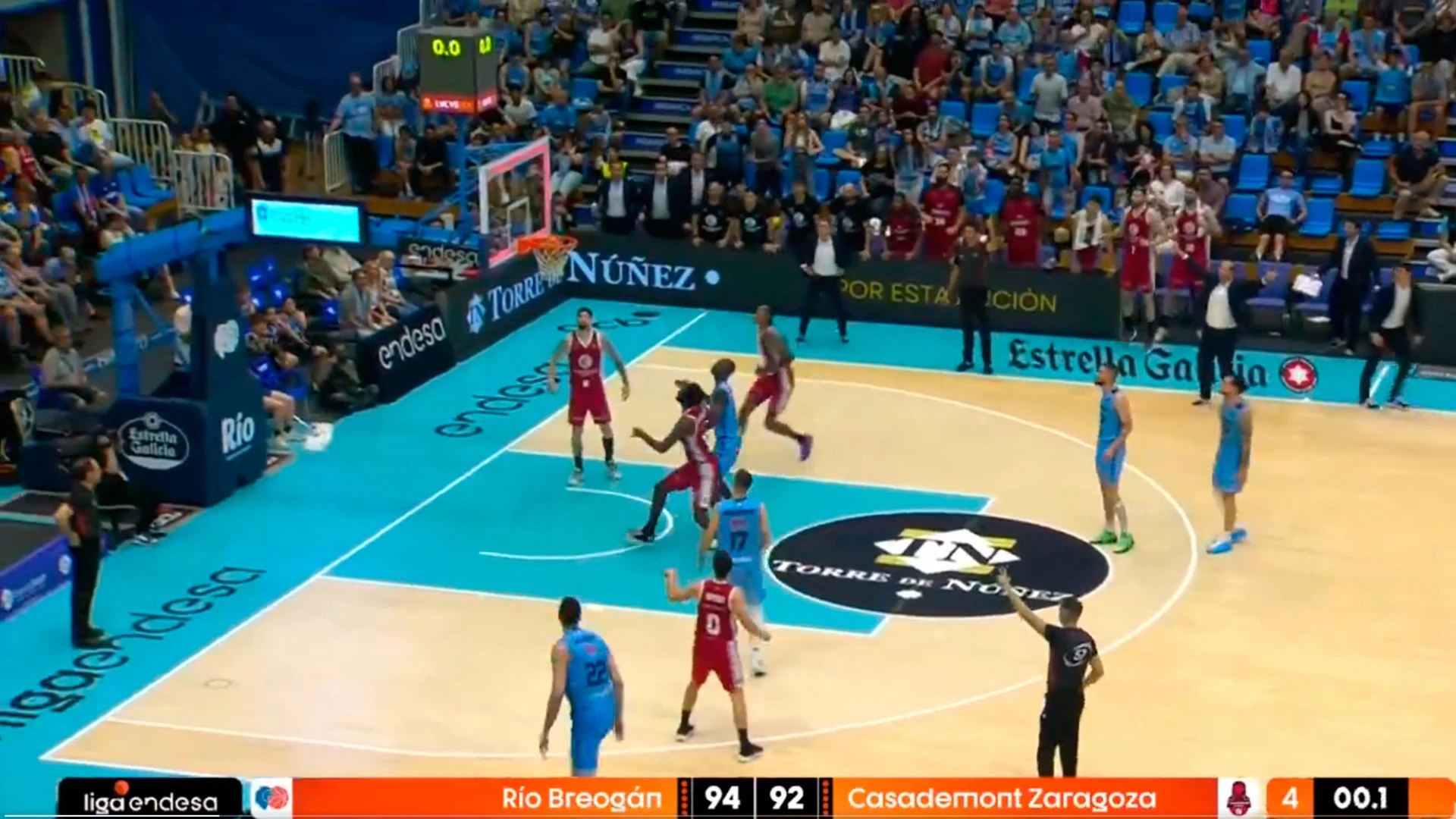 Zaragoza se salva con un triple sobre la bocina y el Gran Canaria desciende