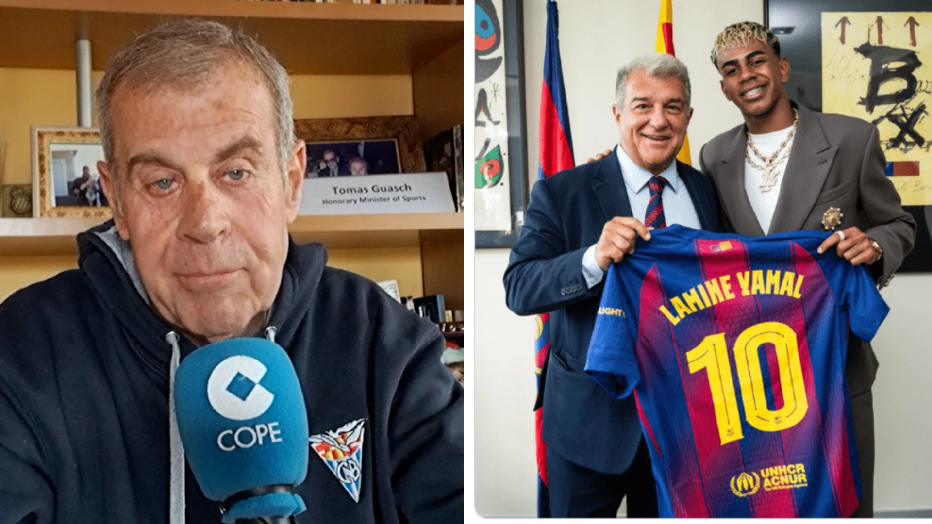 La pregunta que se hace Tomás Guasch sobre la última polémica con Lamine Yamal: 