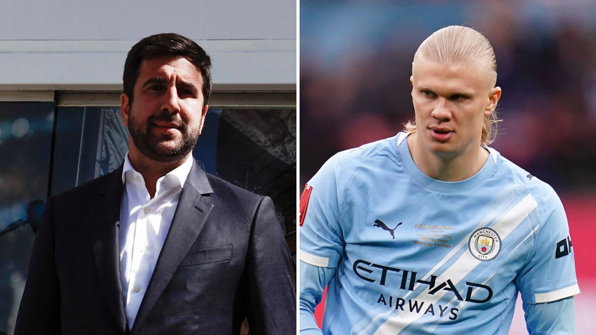 El Manchester City y el entorno de Haaland desmienten a Enrique Riquelme