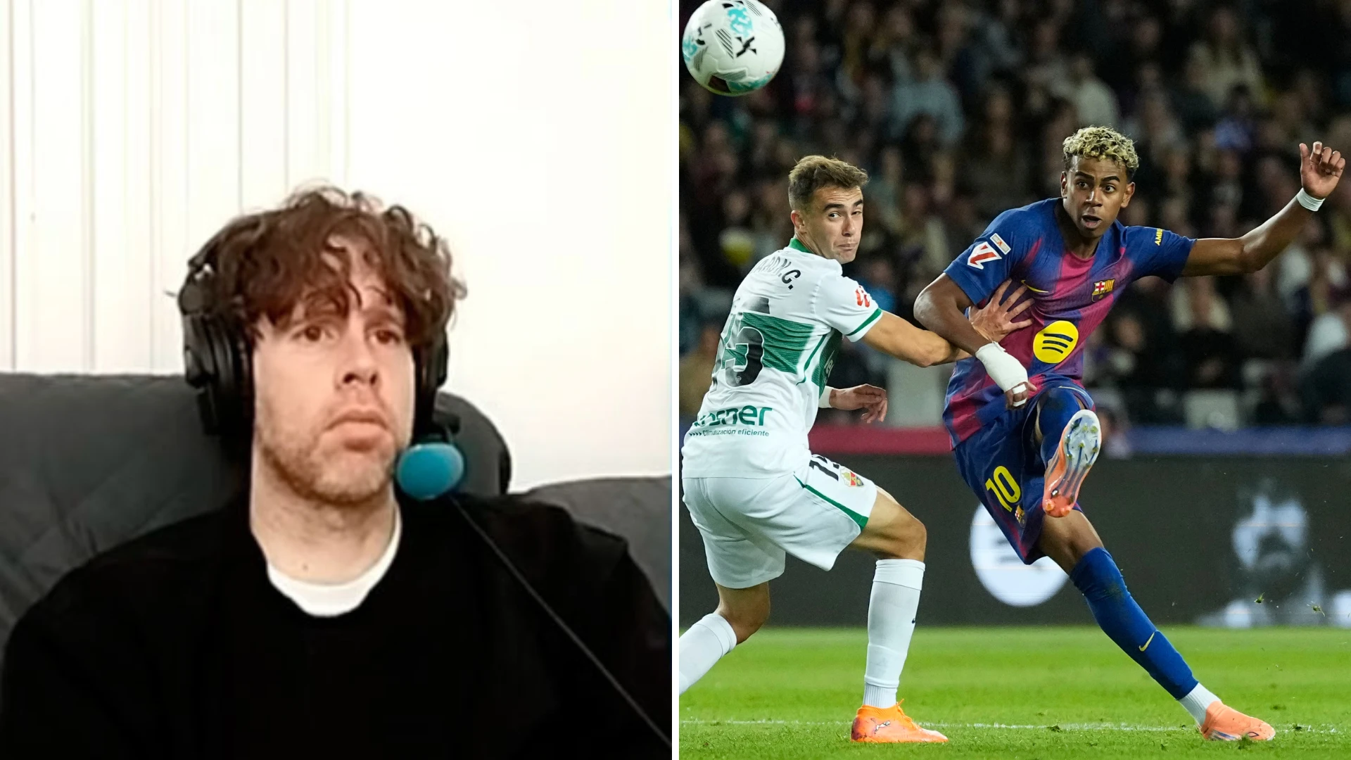 Dani Senabre, comentarista de los partidos del Barcelona en Tiempo de Juego: 