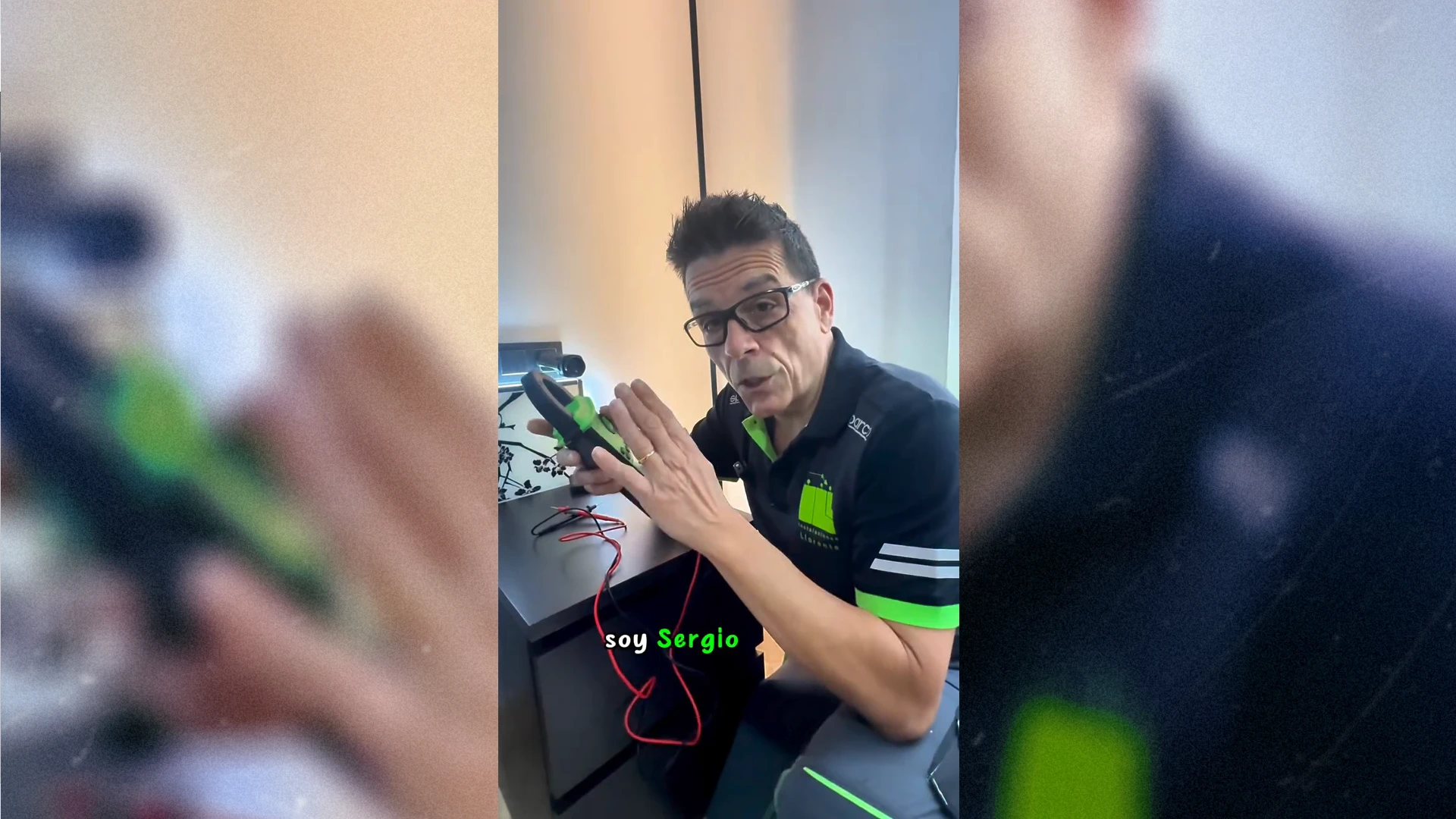 Sergio Llorente, electricista: 