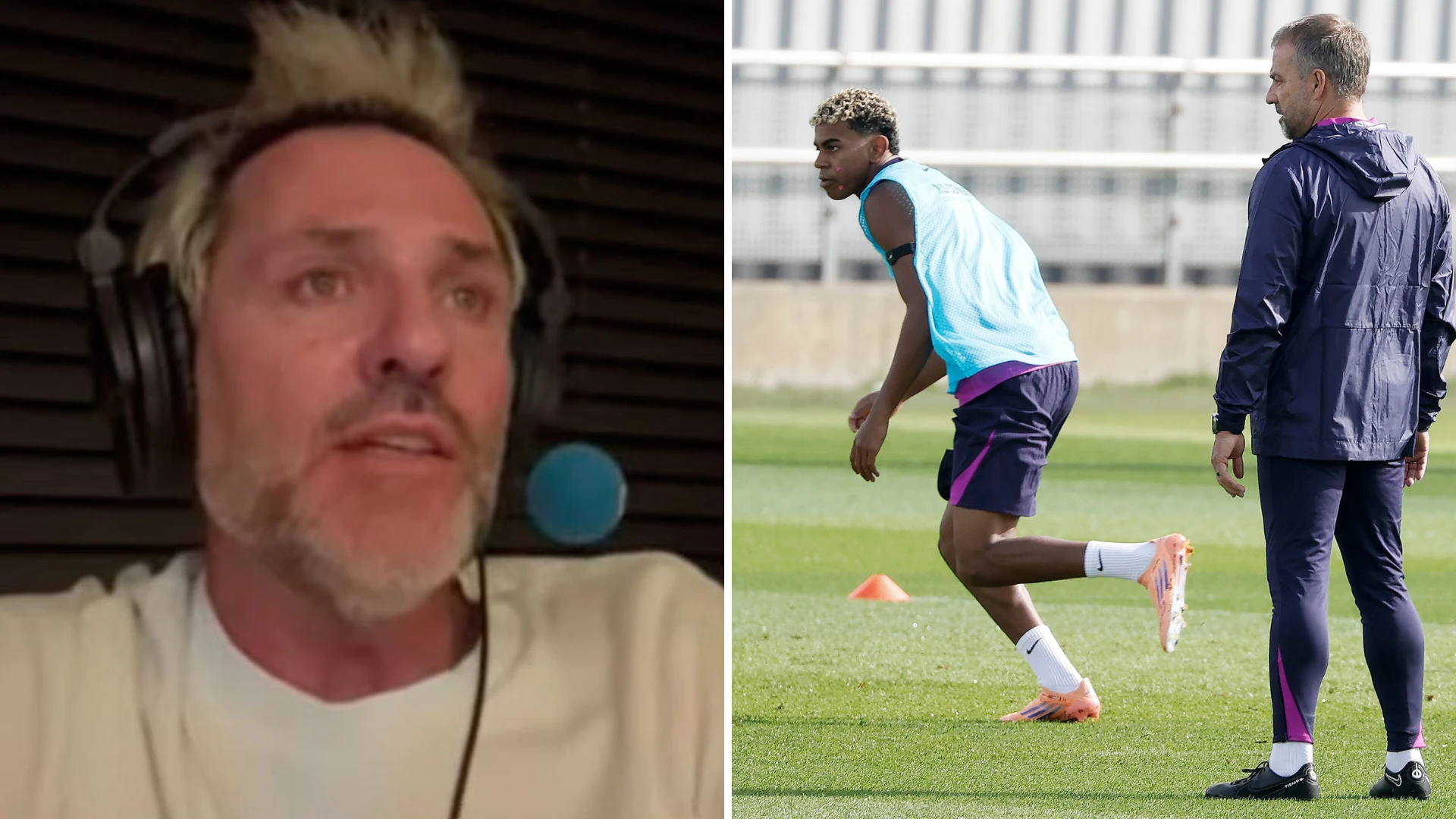 Santi Cañizares, exportero internacional, sobre el estado de forma de Lamine Yamal: 