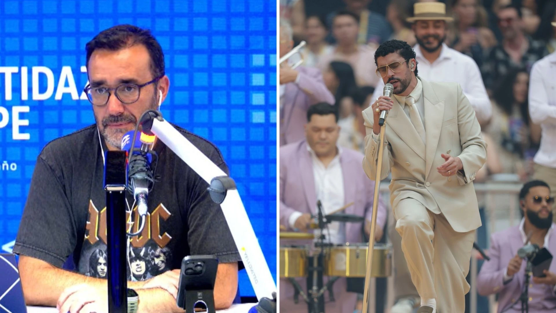 Juanma Castaño no entiende y rechaza las críticas a Bad Bunny: 