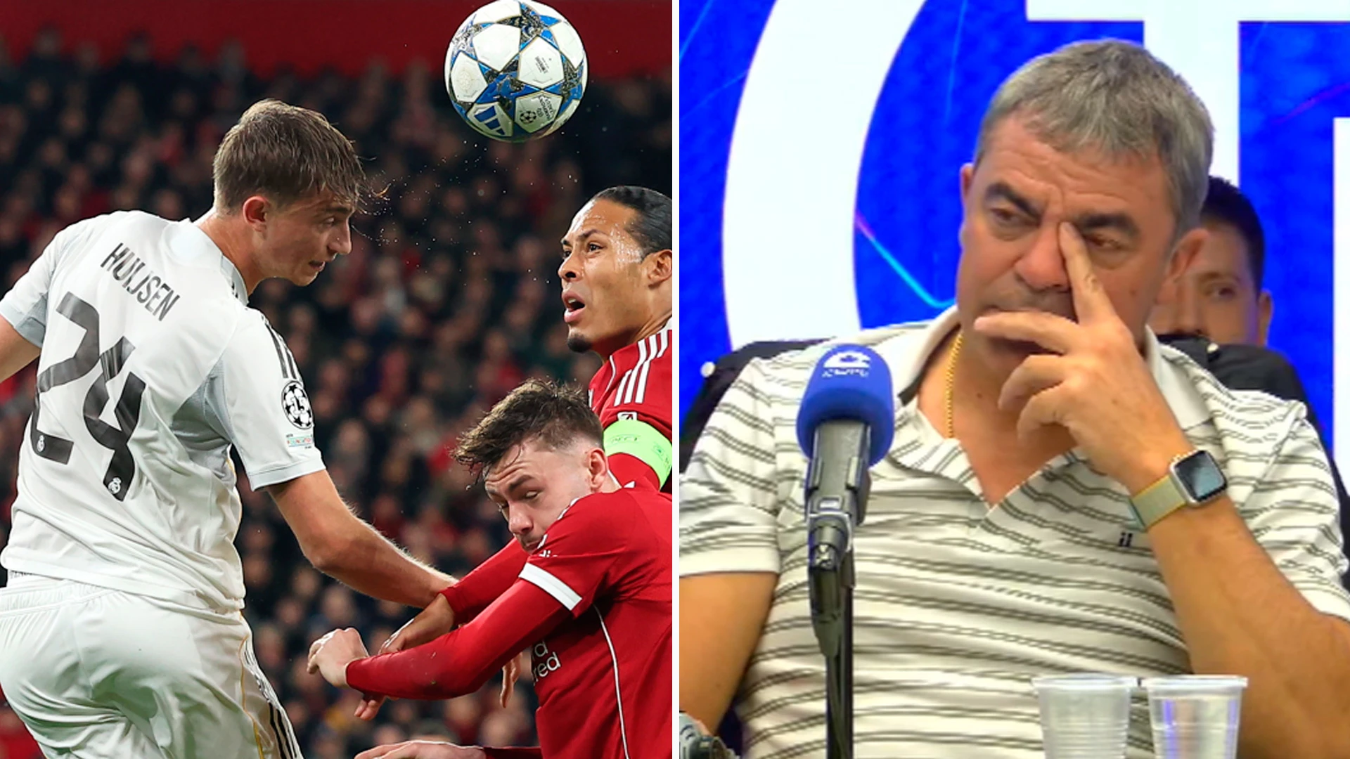 Manolo Sanchís no tiene claro que el rendimiento de Huijsen en los partidos complicados sea el mismo que en partidos más asequibles: 