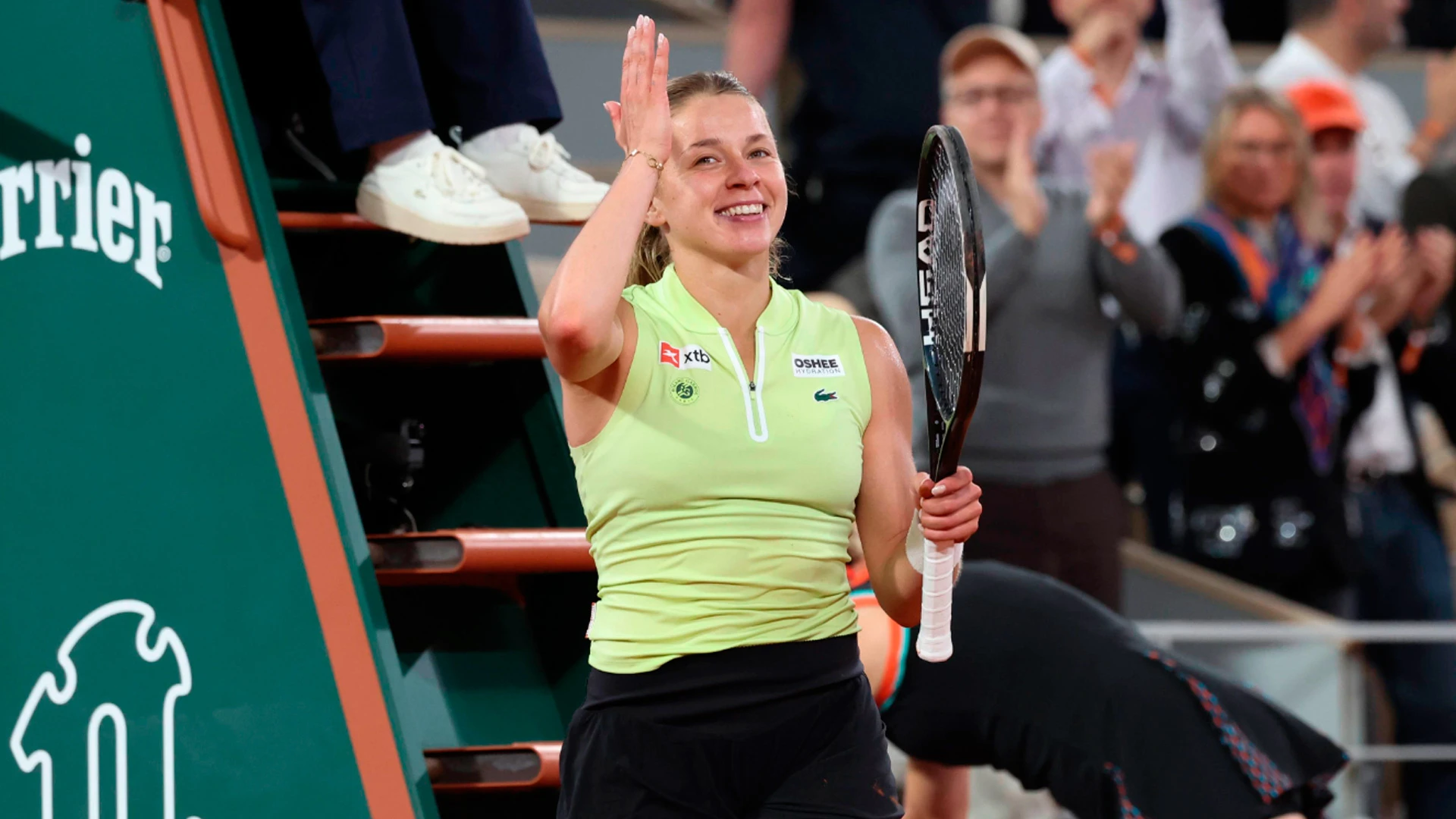 Maja Chwalinska hace historia en Roland Garros