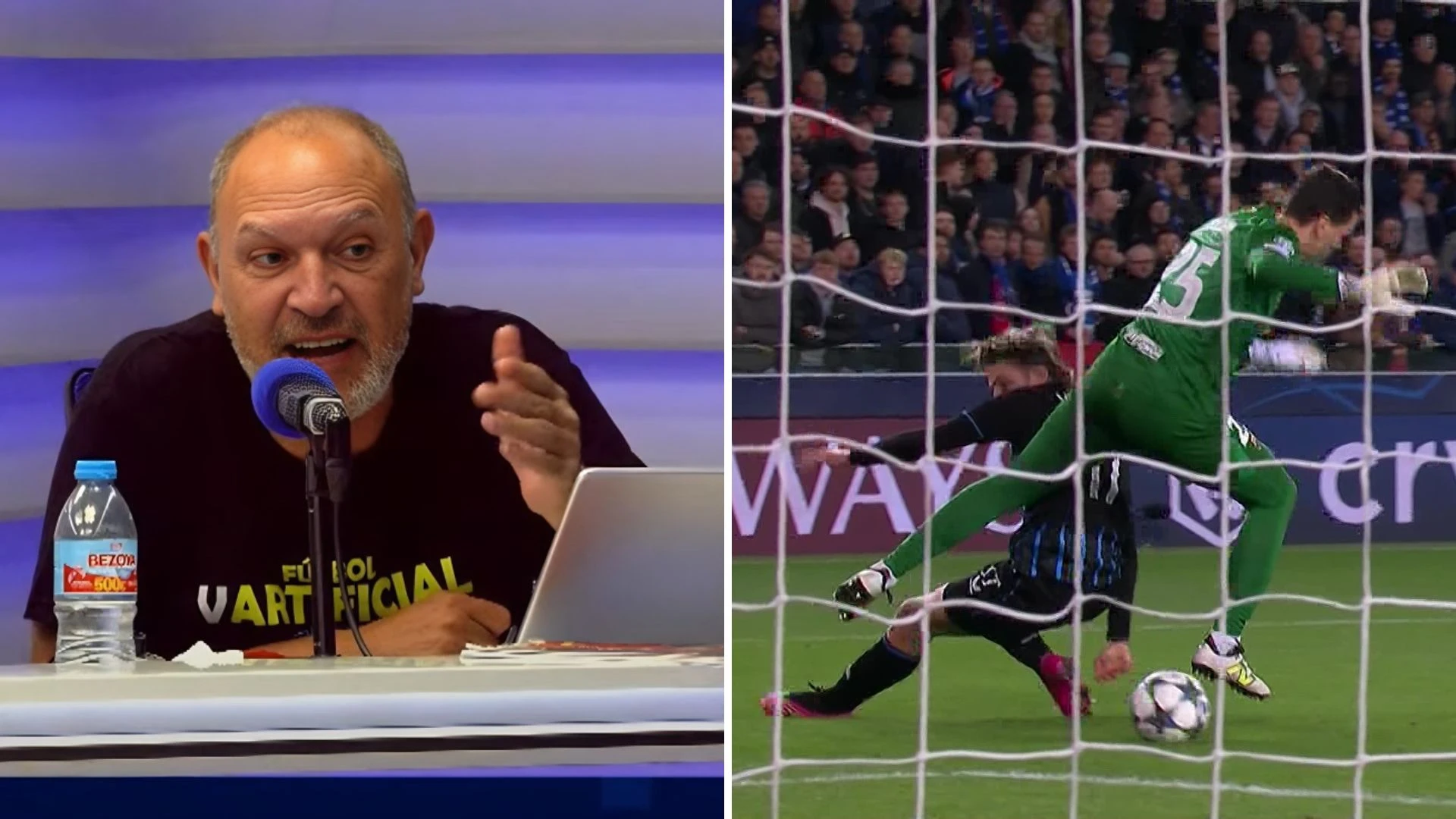 Pedro Martín analiza el gol anulado al Brujas contra el Barcelona en el tiempo de descuento: 