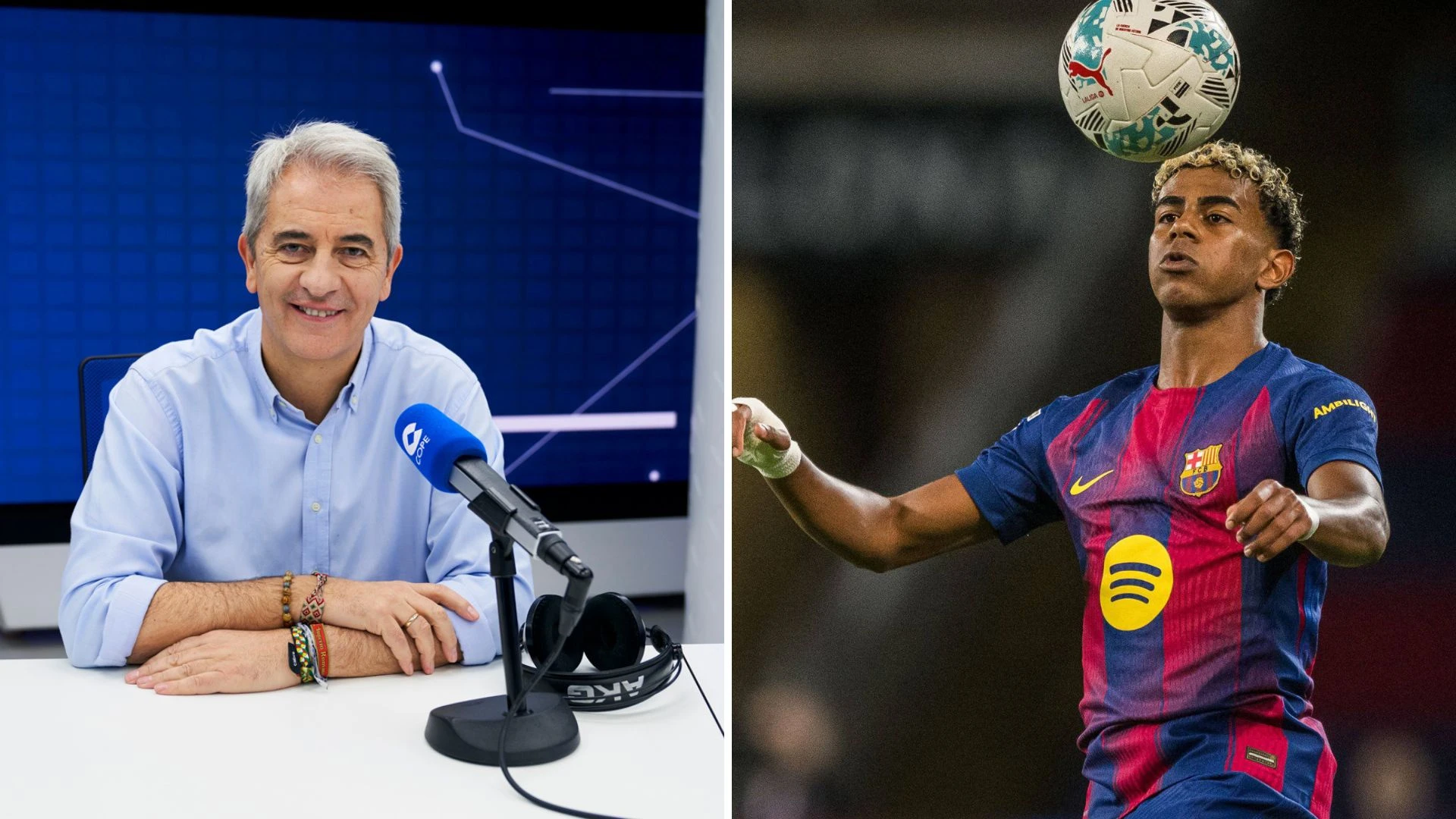 Manolo Lama lamenta los problemas físicos de Lamine Yamal: 