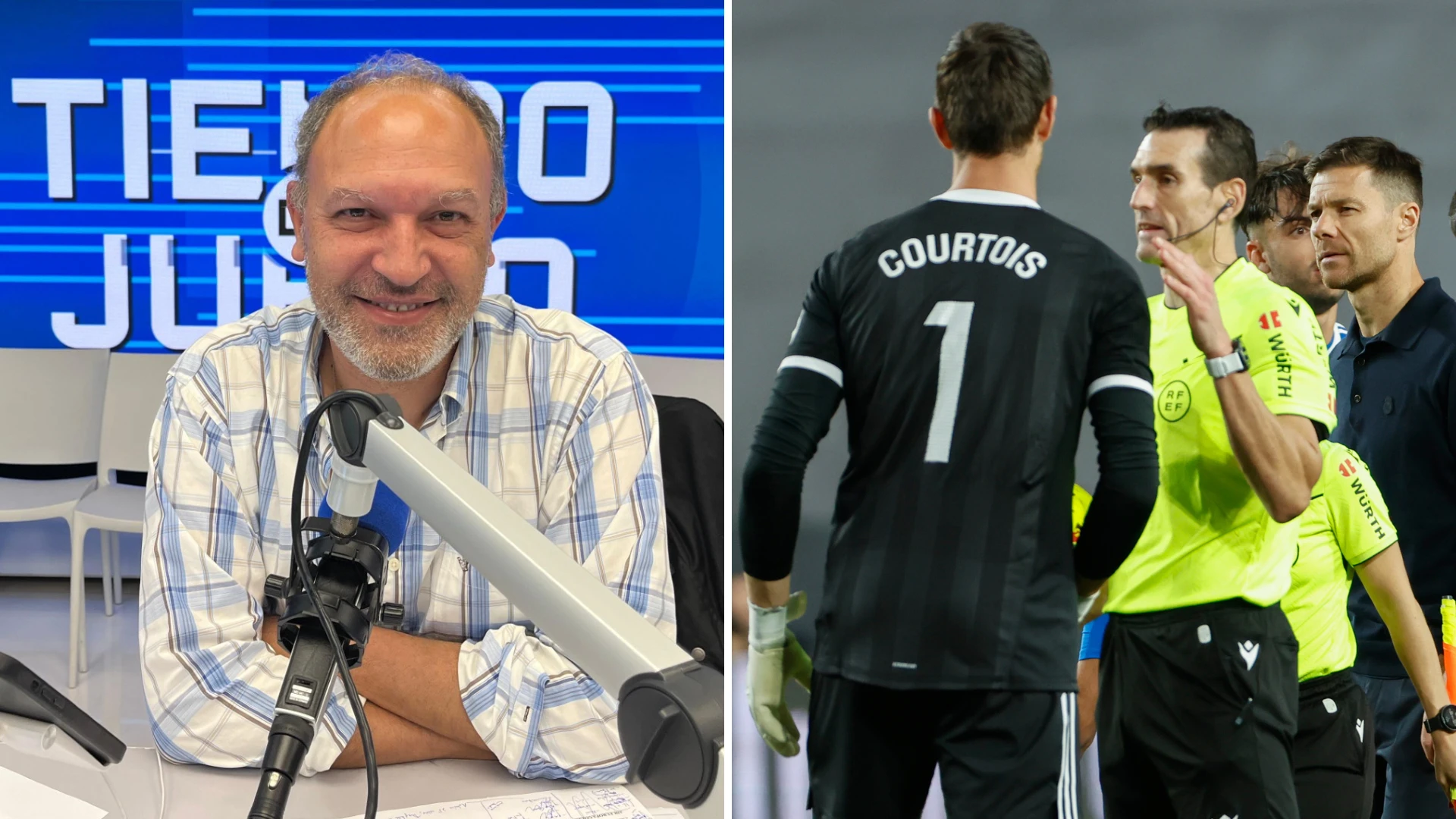 Pedro Martín, analista arbitral de Tiempo de Juego, sobre el colegiado Martínez Munuera y los agarrones tras el Rayo-Real Madrid: 