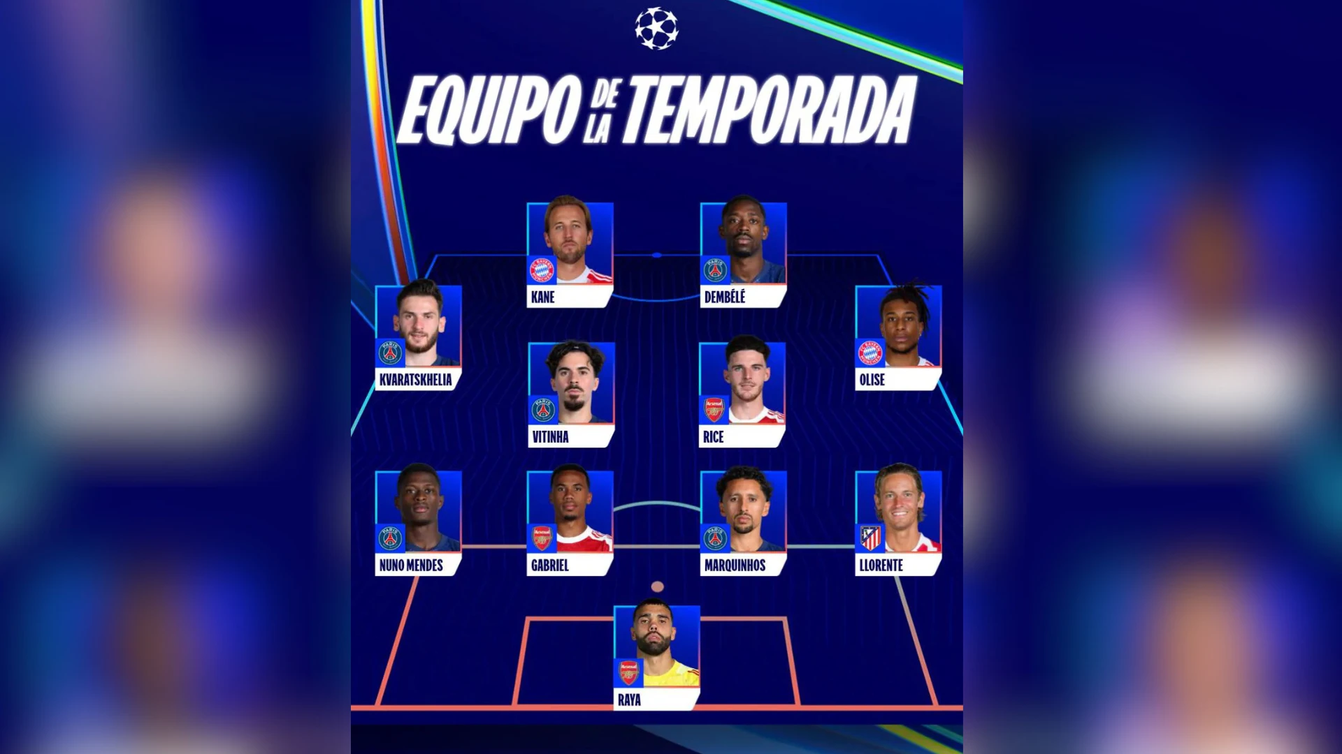 Kvaratskhelia, MVP de la Champions en un once con dos españoles y Güler, revelación