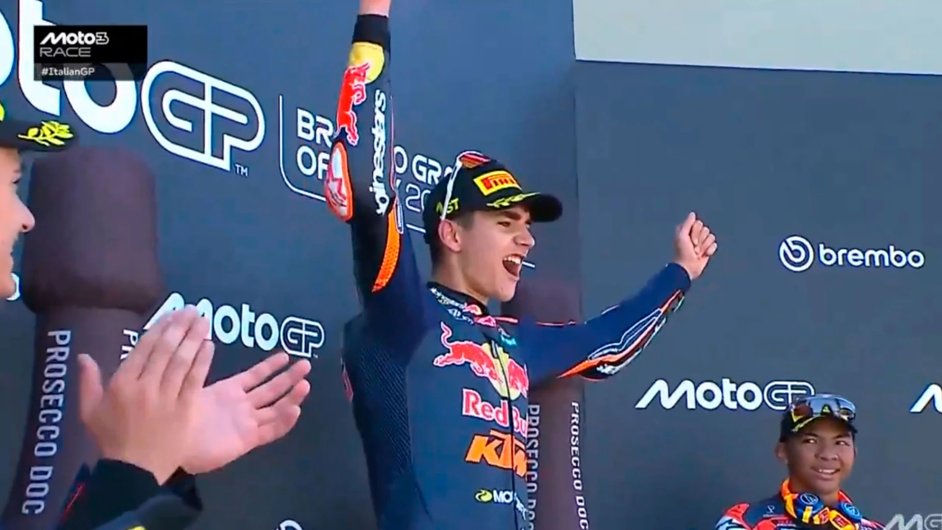 Triunfo en Moto3 para el joven de 17 años Brian Uriarte