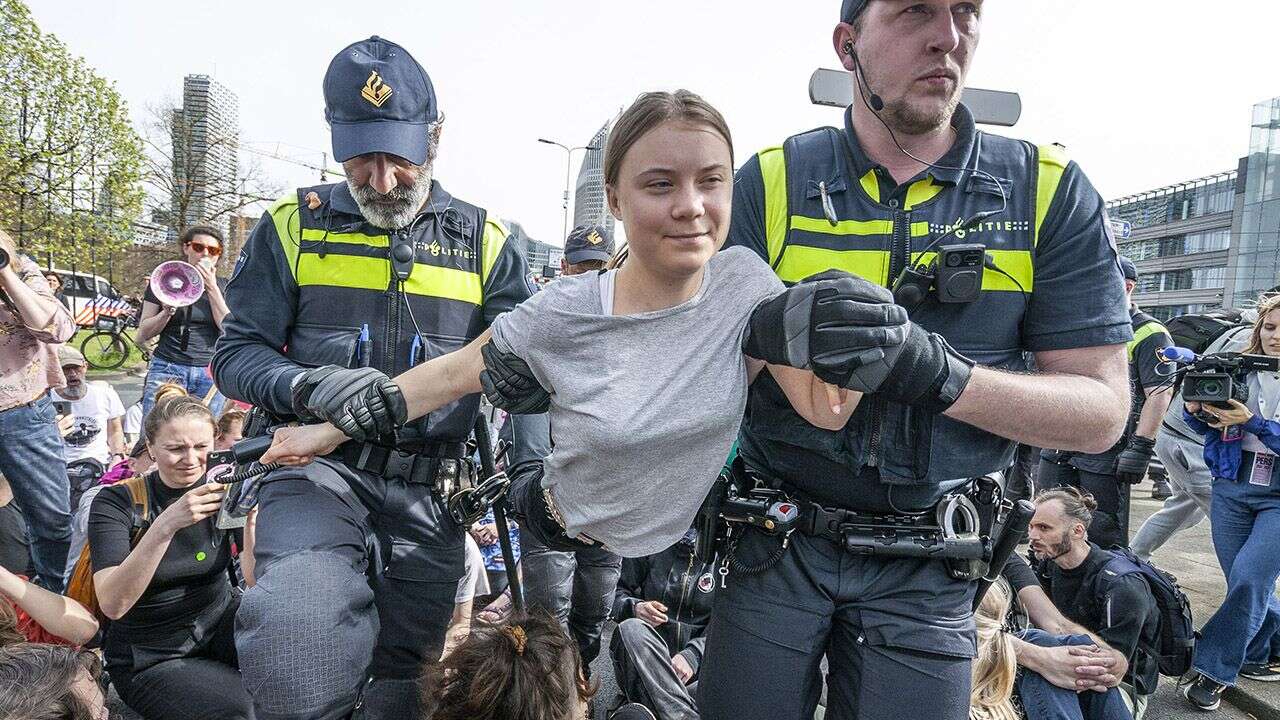 Greta Thunberg zatrzymana przez policję w Danii