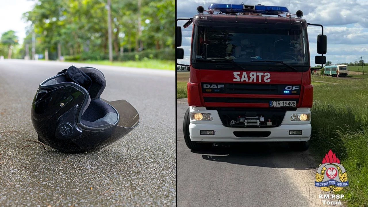 Motorower wjechał pod pociąg. Nie żyje 30-letni kierowca