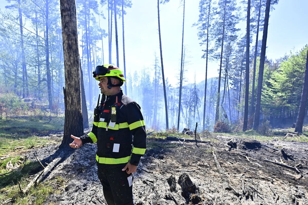 Waldbrand in Böhmischer Schweiz noch immer nicht unter Kontrolle