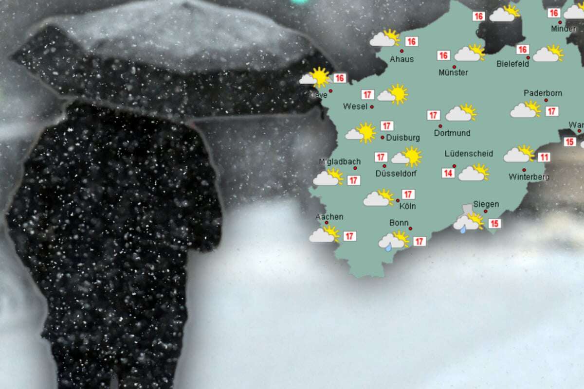 Wetter spielt verrückt: Erst Schnee und Glätte in NRW, dann Frühlingsgefühle