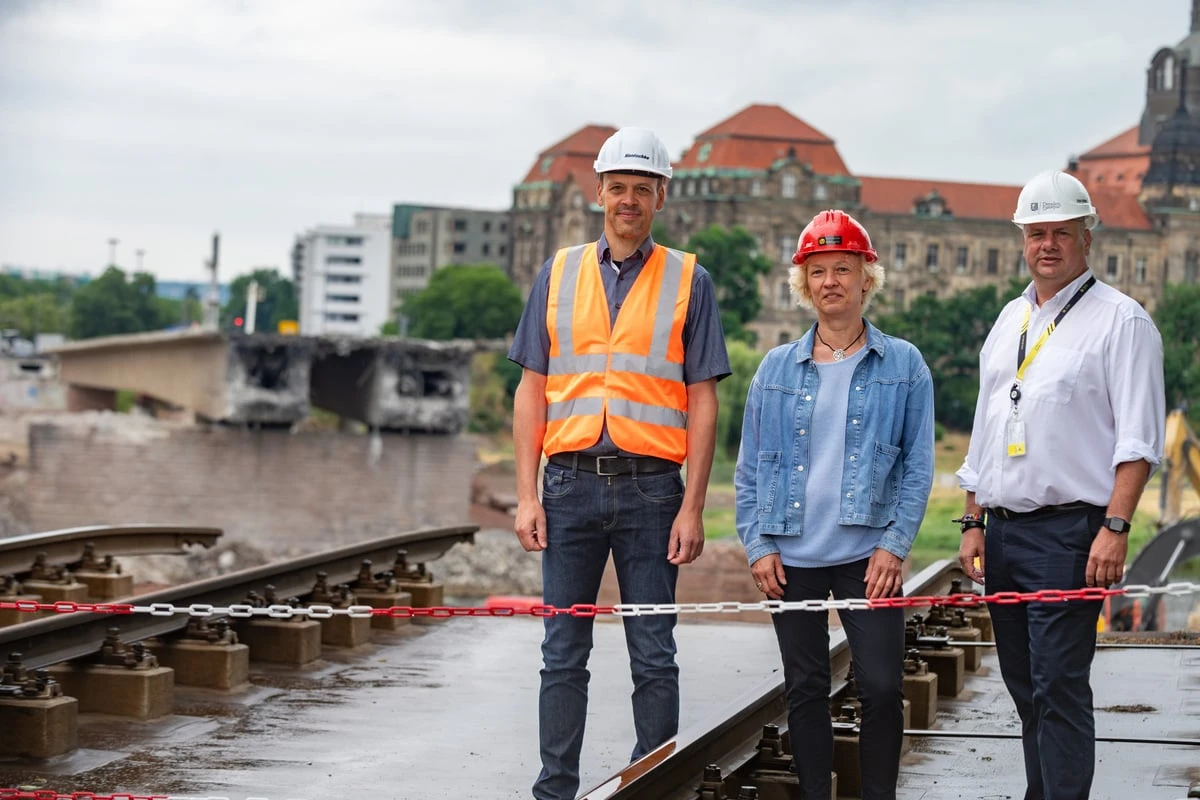 Abrissarbeiten liegen im Zeitplan: Ist die Carolabrücke sogar schon früher Geschichte?