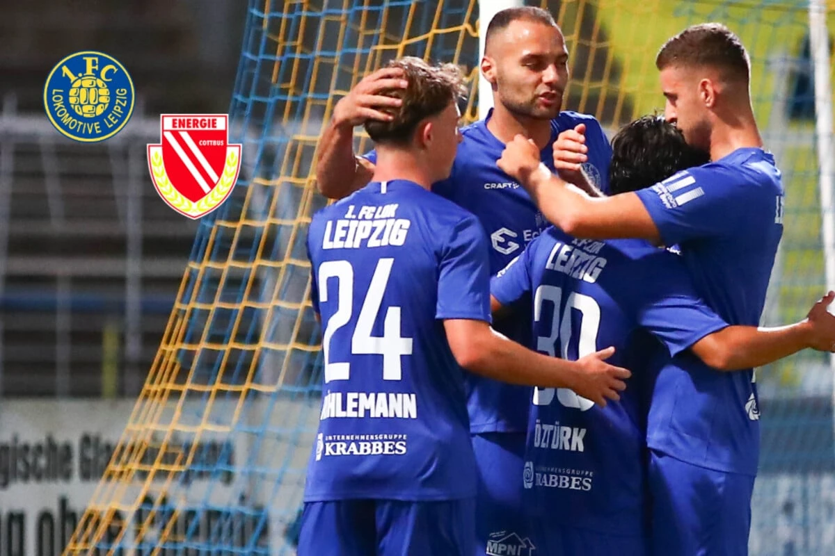 Bärenstark: Lok Leipzig lässt sich auch von Drittligist Energie Cottbus nicht bezwingen