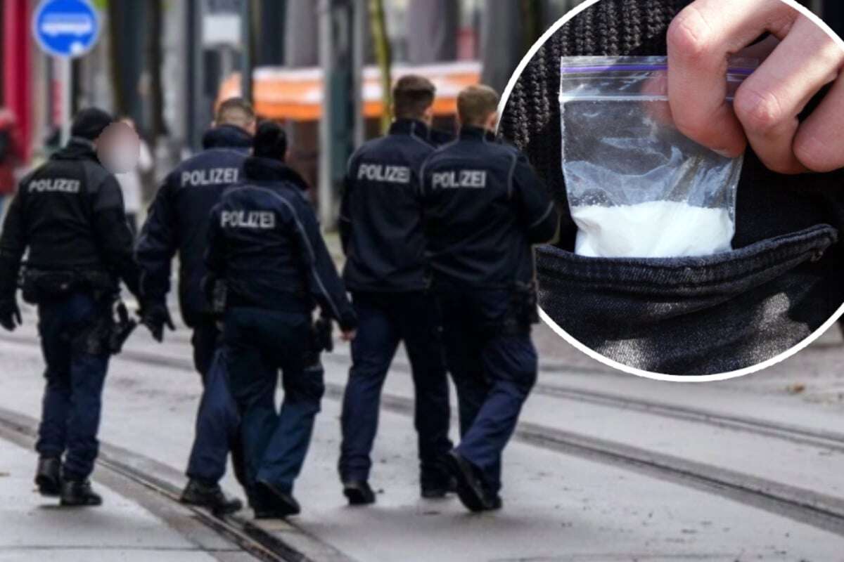 Chemnitzer City-Streife schnappt mehrere Männer mit Drogen und Falschgeld