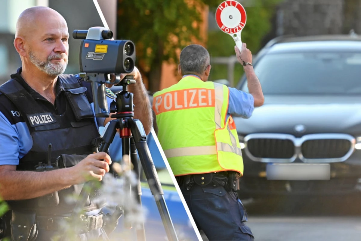 Nach Ferien-Ende: Chemnitzer Polizei jagt Raser vor Grundschulen