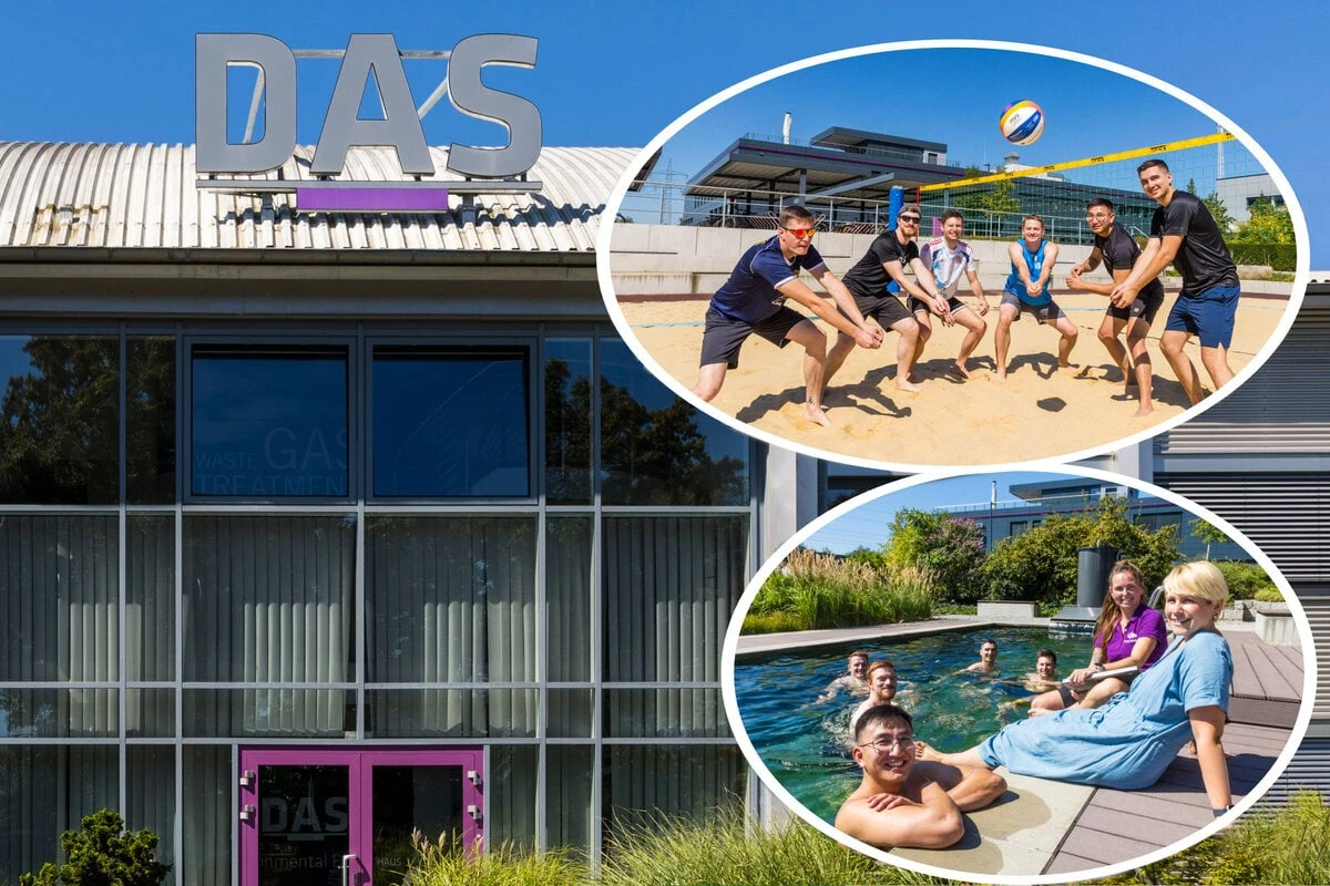 Schwimmteich, Volleyballfeld und Co.: Diesen Luxus genießen Mitarbeiter einer Dresdner Firma
