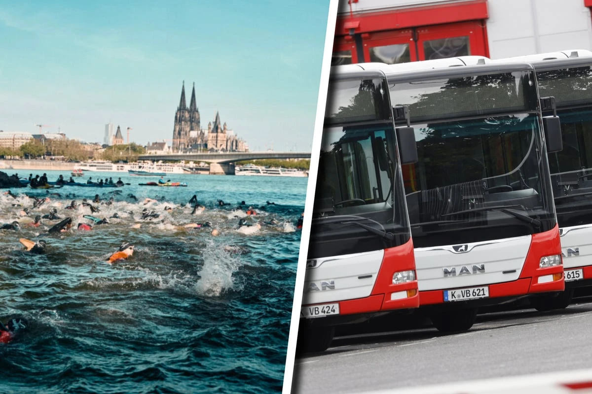 Köln-Triathlon am Sonntag: Darauf müssen sich die KVB-Fahrgäste einstellen