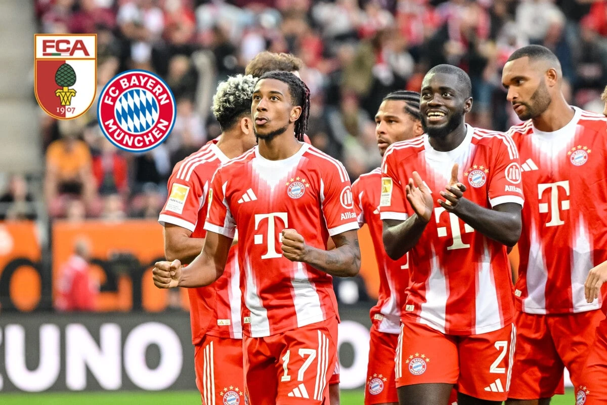 Zur Halbzeit eindeutig, dann knapp: Bayern bezwingt Augsburg