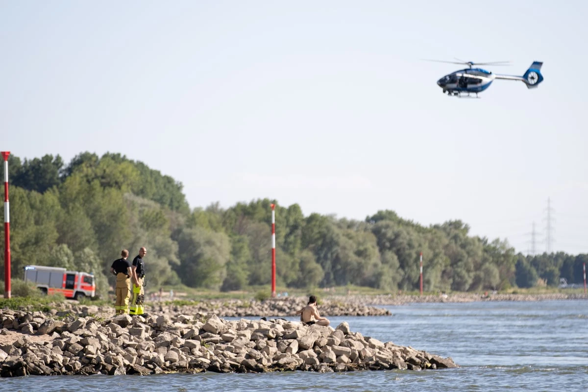 War es eine Mutprobe? Schwimmer seit Donnerstag im Rhein vermisst - Suche bislang erfolglos