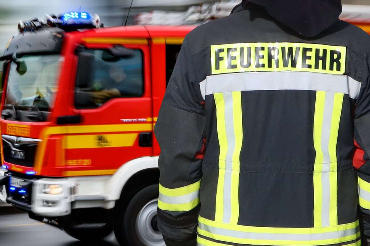 Feuer in Wiesbaden: Ein Verletzter, Lagerhaus stürzt ein