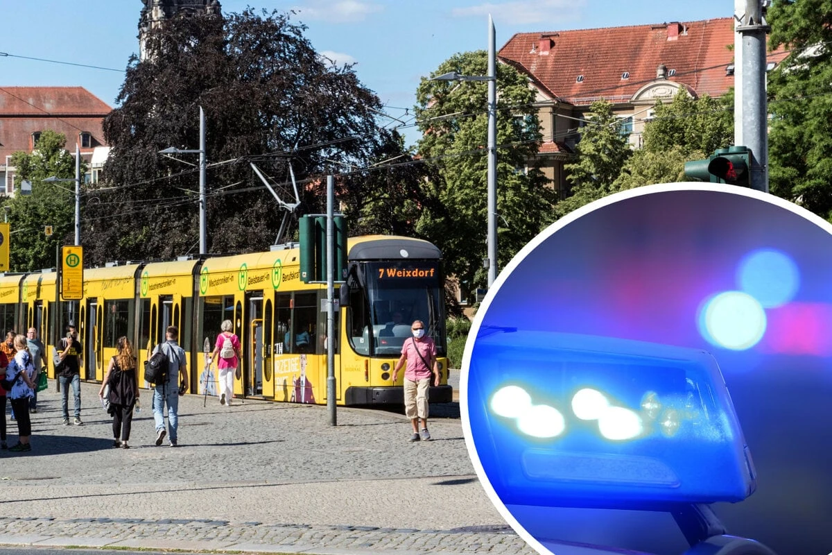 Angriff in Dresdner Neustadt - Mann schlägt Frau und beleidigt sie rassistisch
